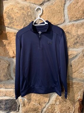 Under Armour Navy Blue Half-Zip Performance Pullover